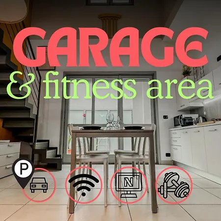 Apartment Loft Di Design Con Garage E Area Fitness